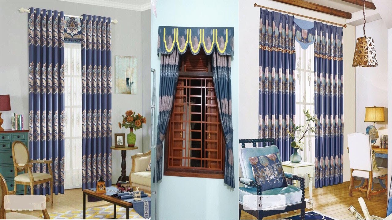 Mẫu rèm cửa dành cho phòng khách kiểu truyền thống